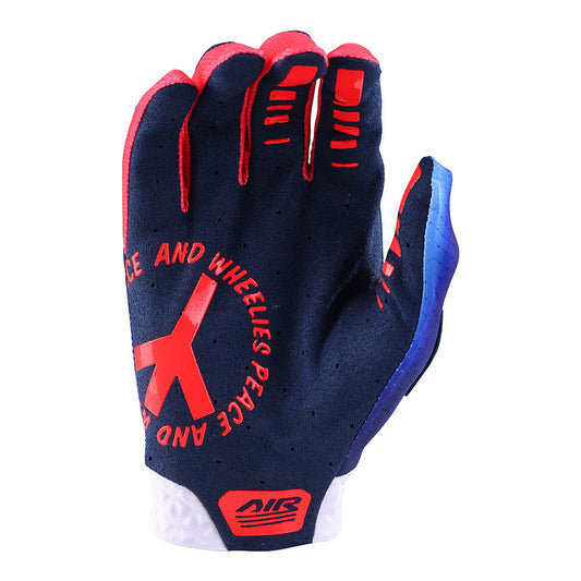 Troy Lee Designs Air Adult Gloves Honda Red White Blue Motocross