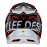 D4 Composite Helmet W/MIPS Qualifier Silver / Red