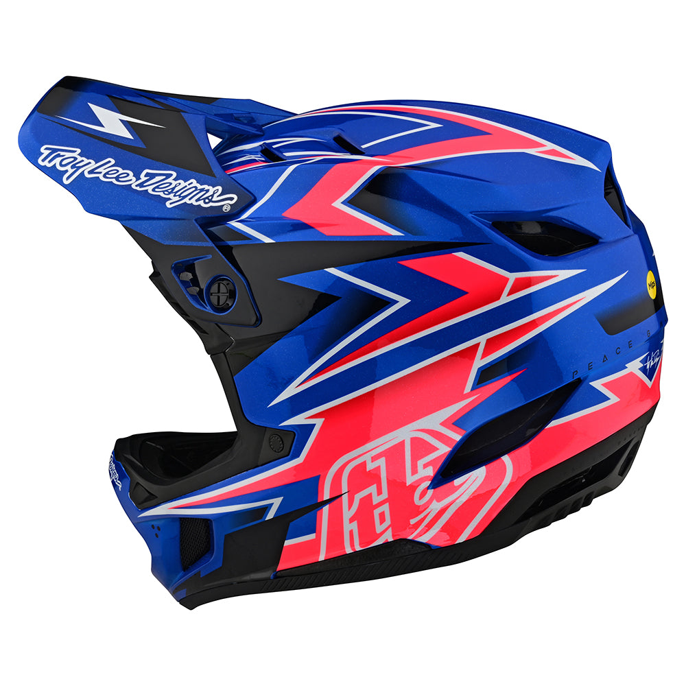 D4 Composite Helmet W/MIPS Volt Blue – Troy Lee Designs