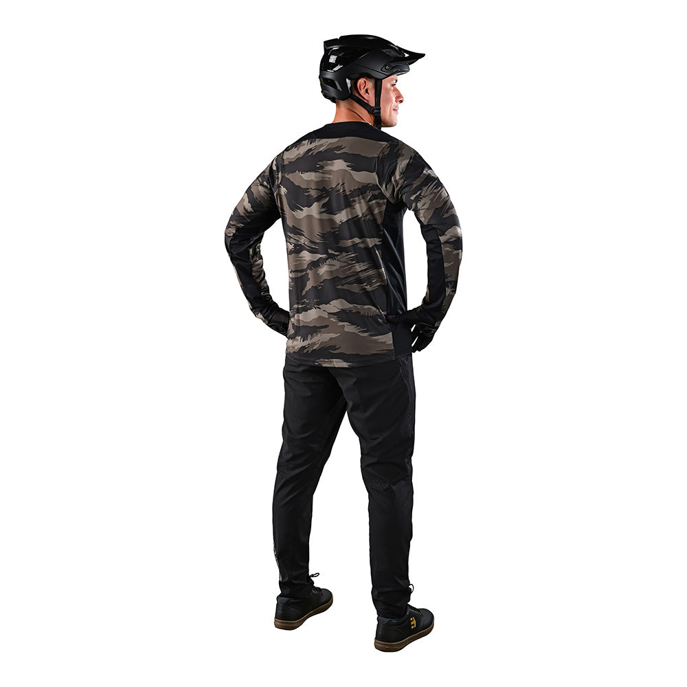 Skyline LS Chill Jersey Hide Out Black