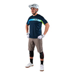 Skyline SS Jersey Jet Fuel Slate Blue
