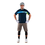 Skyline SS Jersey Jet Fuel Slate Blue