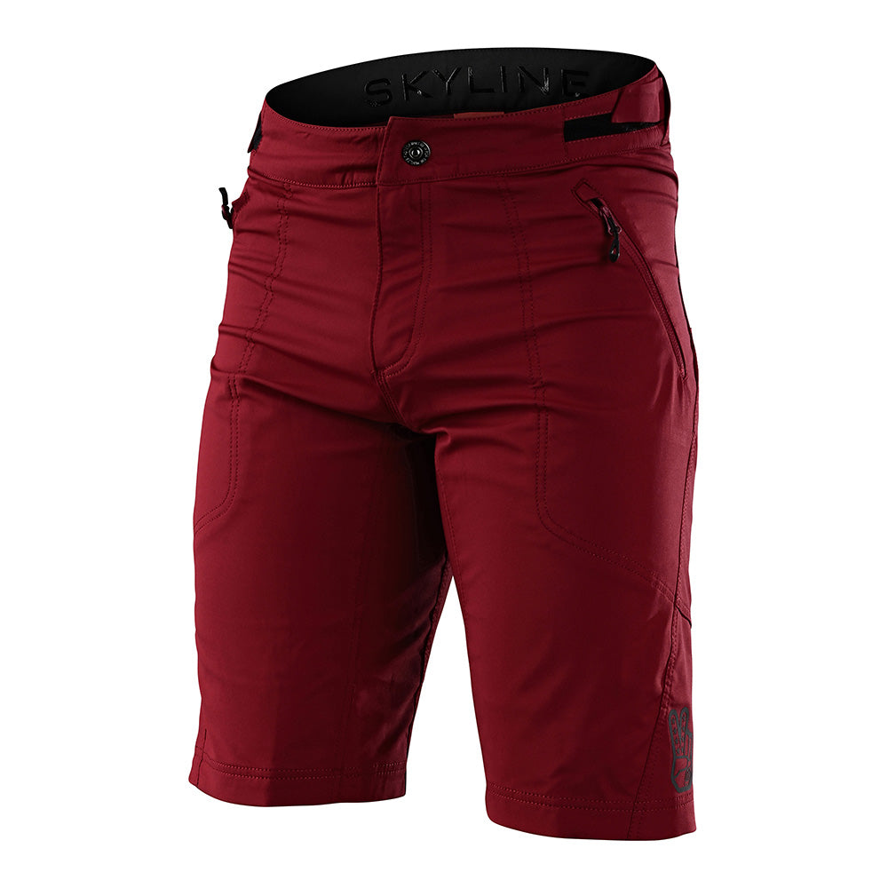 Skyline Short Shell No Liner Solid Wine