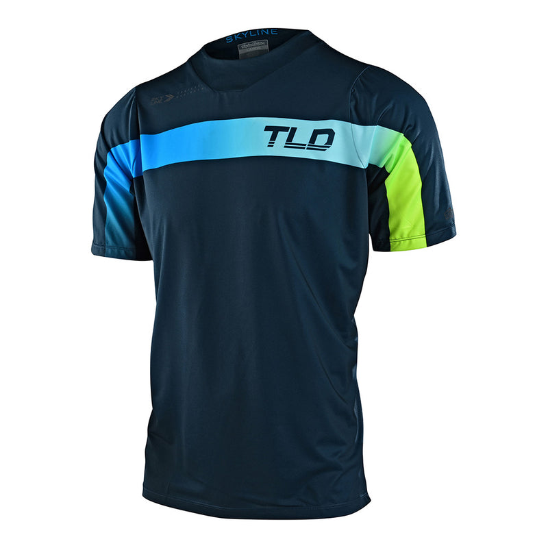 Troy Lee Designs Maillot de Manga Corta - Skyline - Mono True Blue Troy Lee Designs Maillot de Manga Corta - Skyline - Mono True Blue