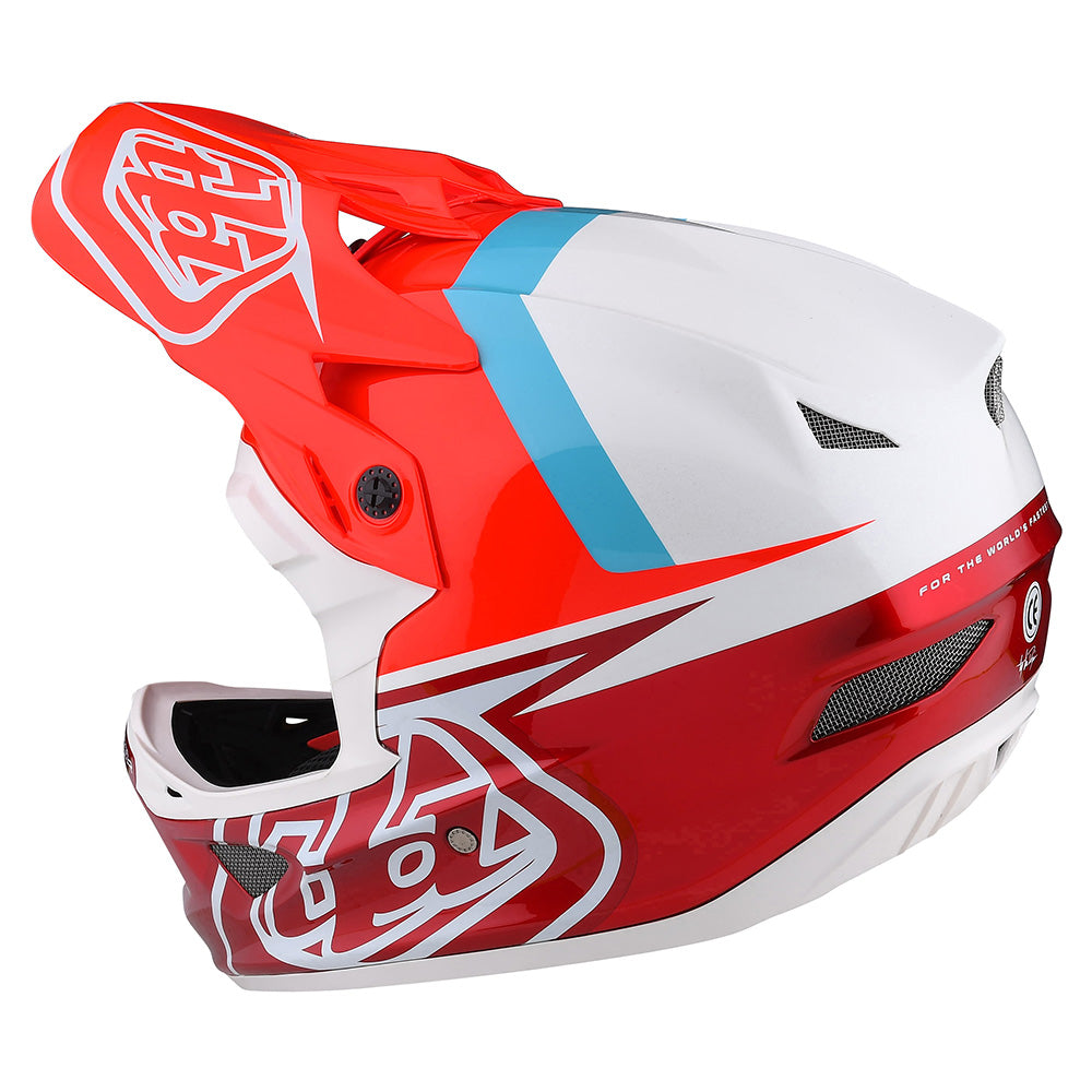 D3 Fiberlite Helmet Slant Red – Troy Lee Designs