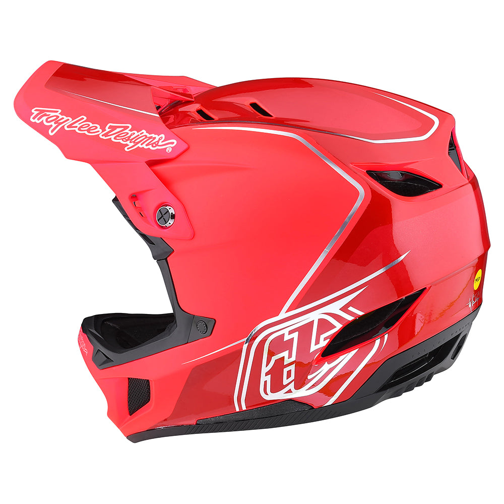 D4 Composite Helmet Shadow Glo Red