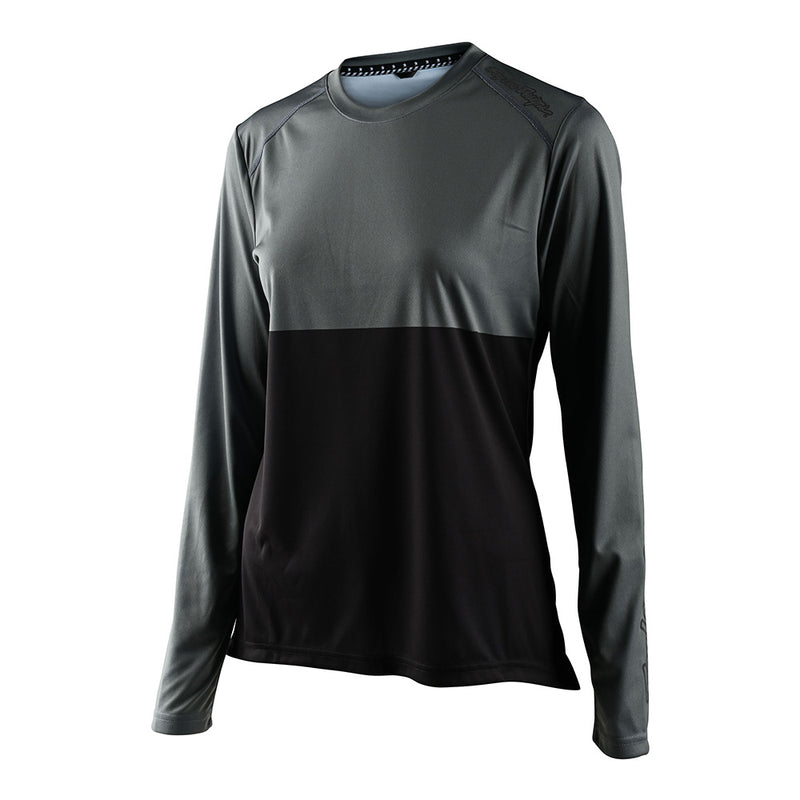 Womens Lilium LS Jersey Block Green / Black