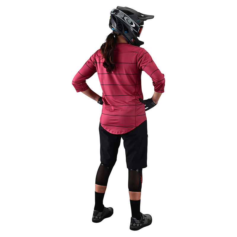 Womens Mischief Jersey Pinstripe Elderberry