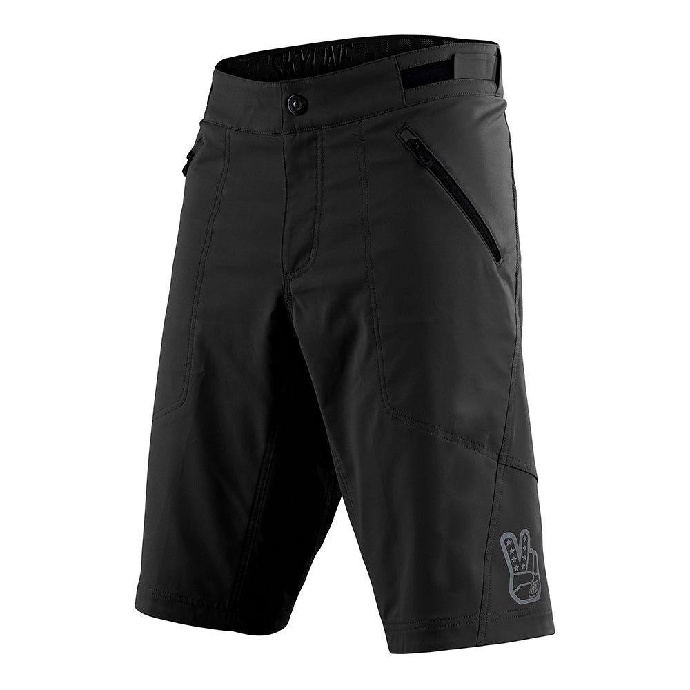 Skyline Short W/Liner Solid Black