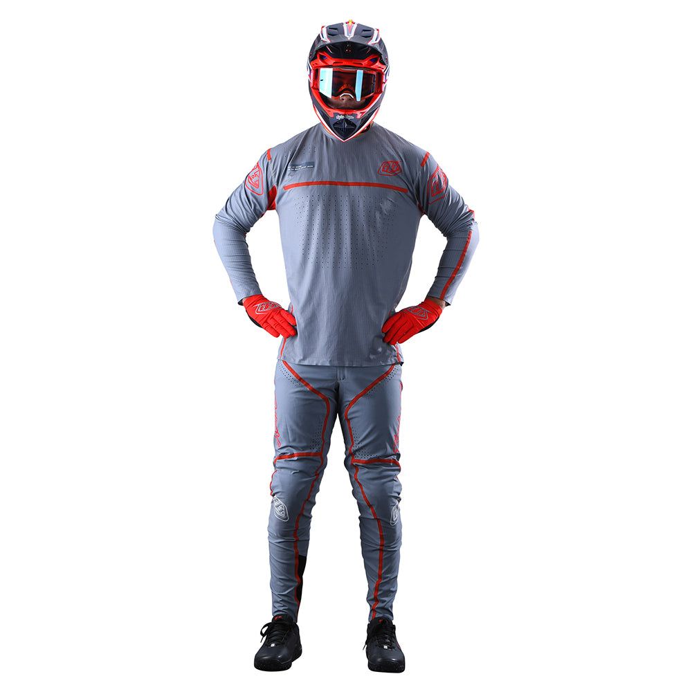 Sprint Ultra Jersey Lines Gray / Rocket Pink – Troy Lee Designs