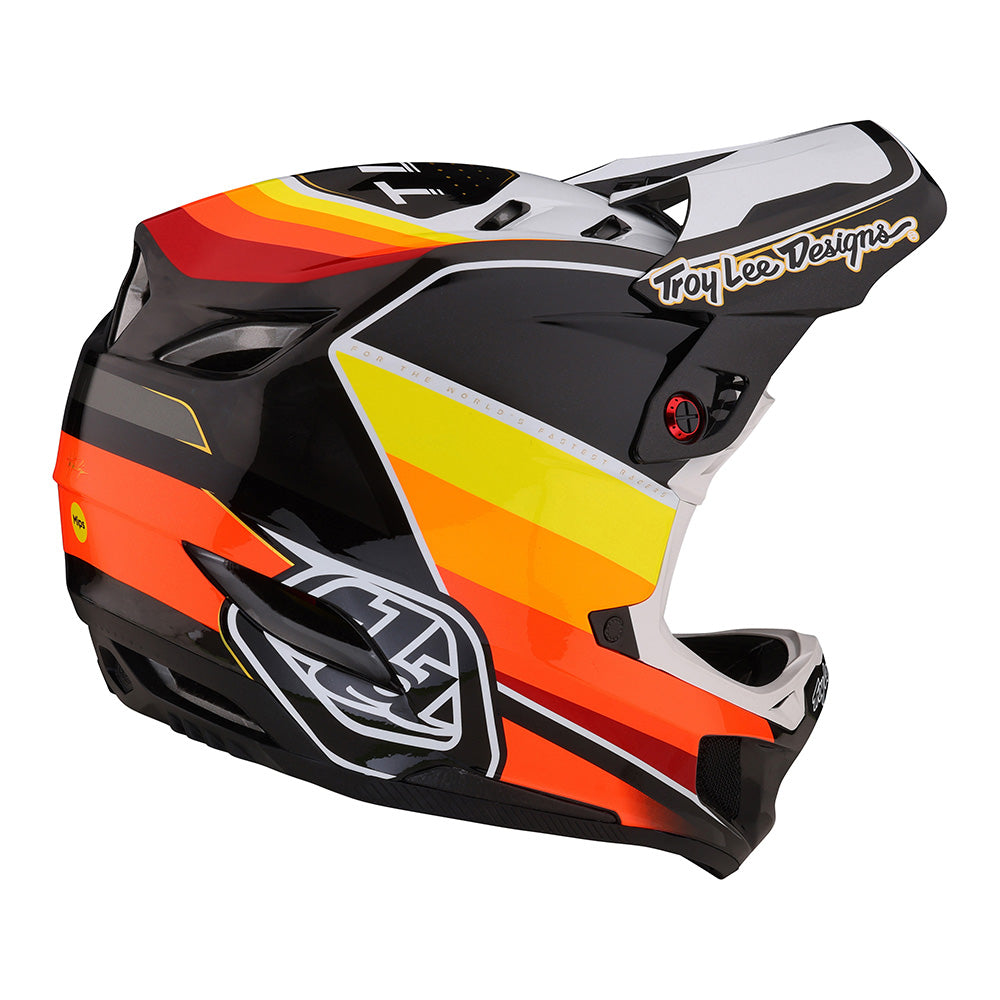 D4 Carbon Helmet W/MIPS Reverb Black / White – Troy Lee Designs