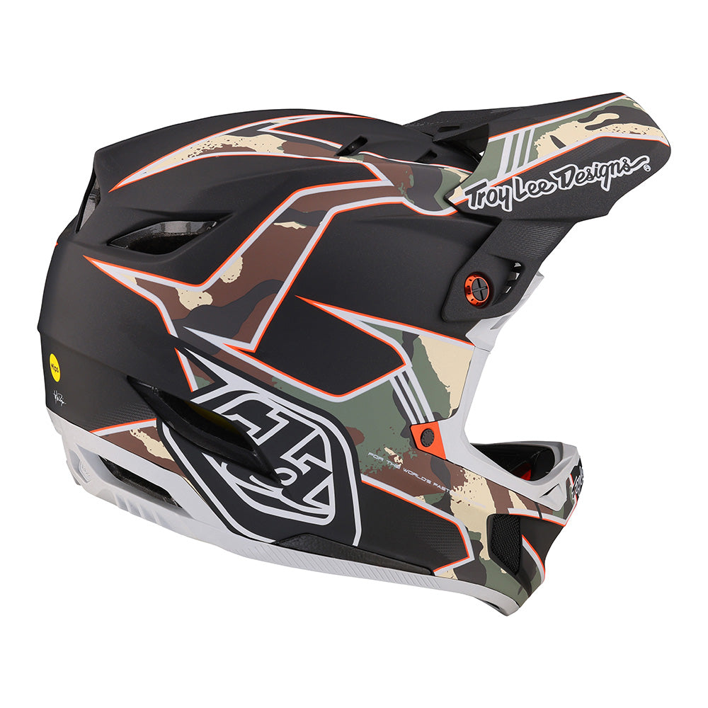 D4 Composite Helmet W/MIPS Matrix Camo Army Green