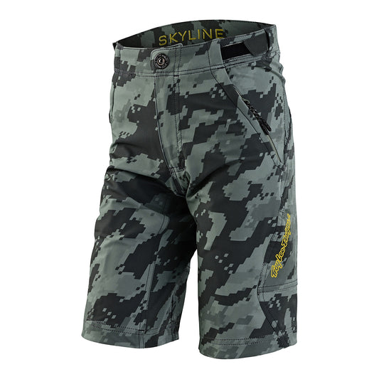 Youth Skyline Short Shell Digi Camo Spruce