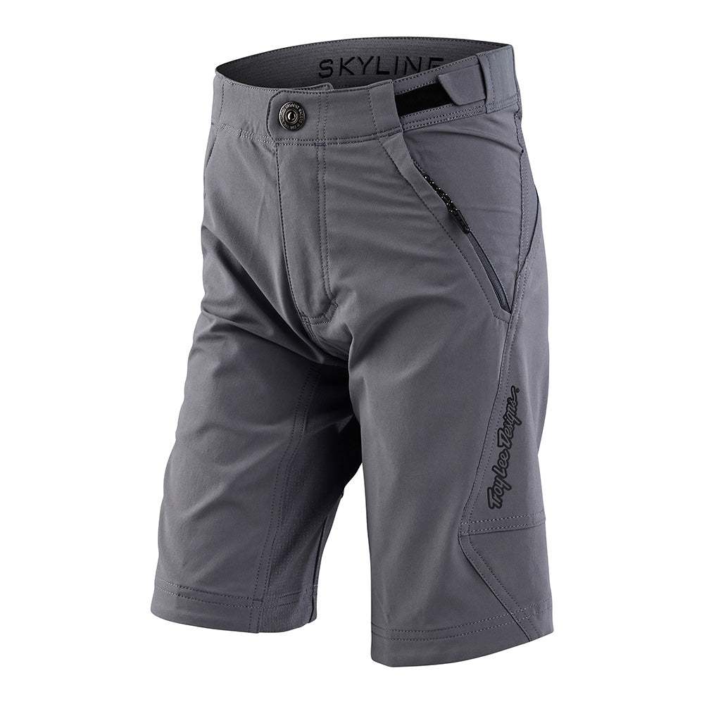Youth Skyline Short Shell Mono Charcoal – Troy Lee Designs