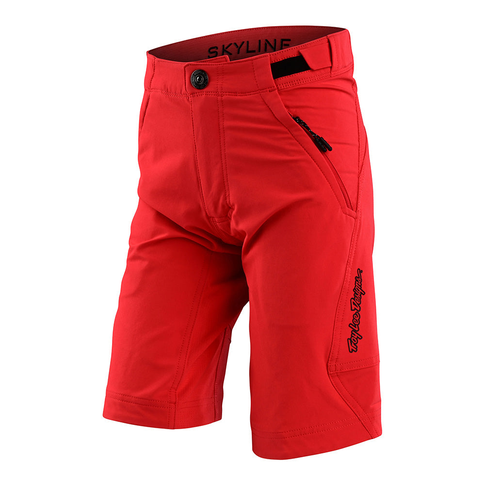 Youth Skyline Short Shell Mono Fiery Red – Troy Lee Designs
