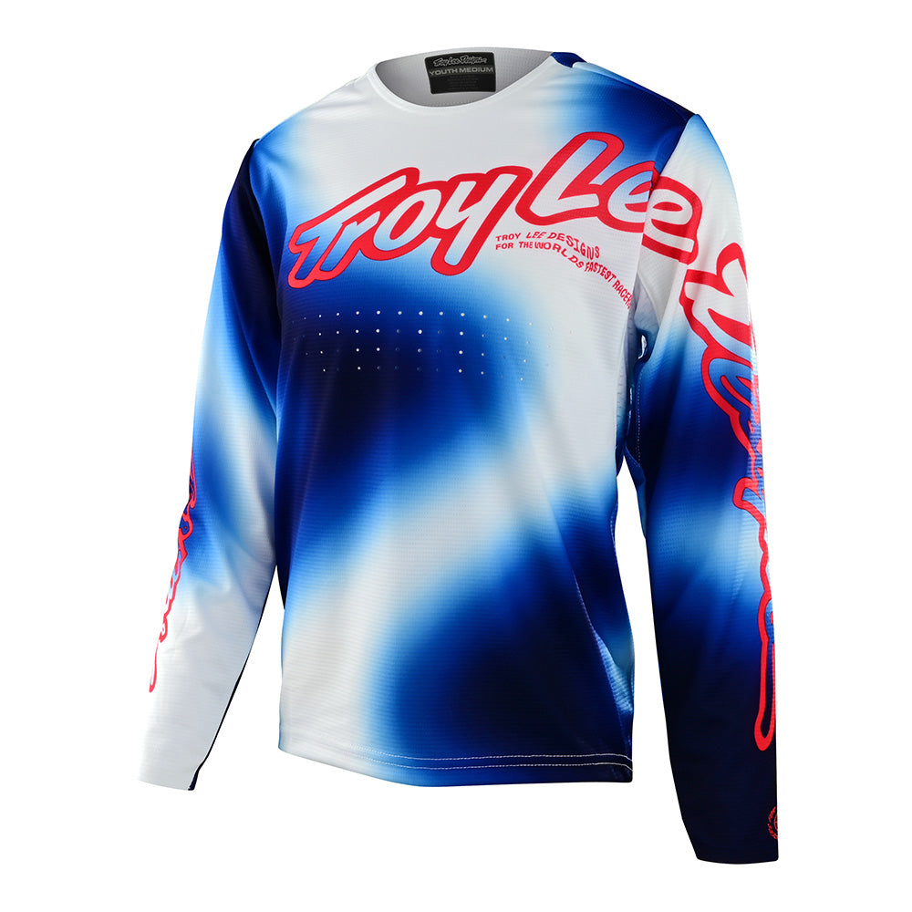 Youth Sprint Jersey Lucid Blue – Troy Lee Designs