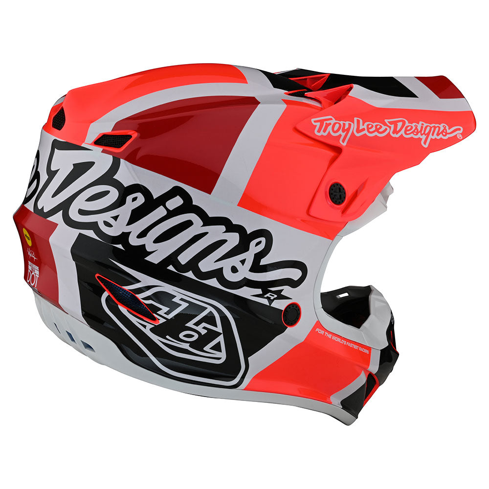 Youth SE4 Polyacrylite Helmet W/MIPS Quattro Red / Charcoal