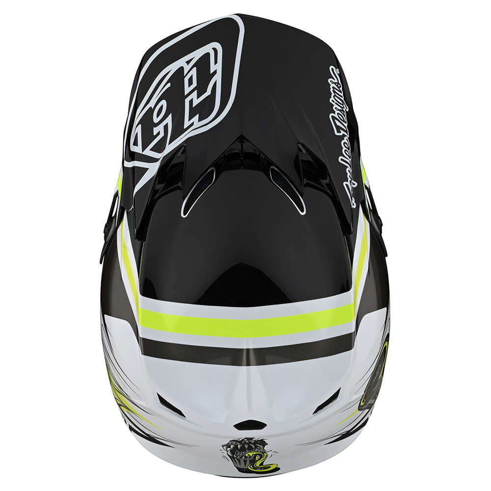 Youth SE4 Polyacrylite Helmet Skooly Black / Yellow – Troy Lee Designs