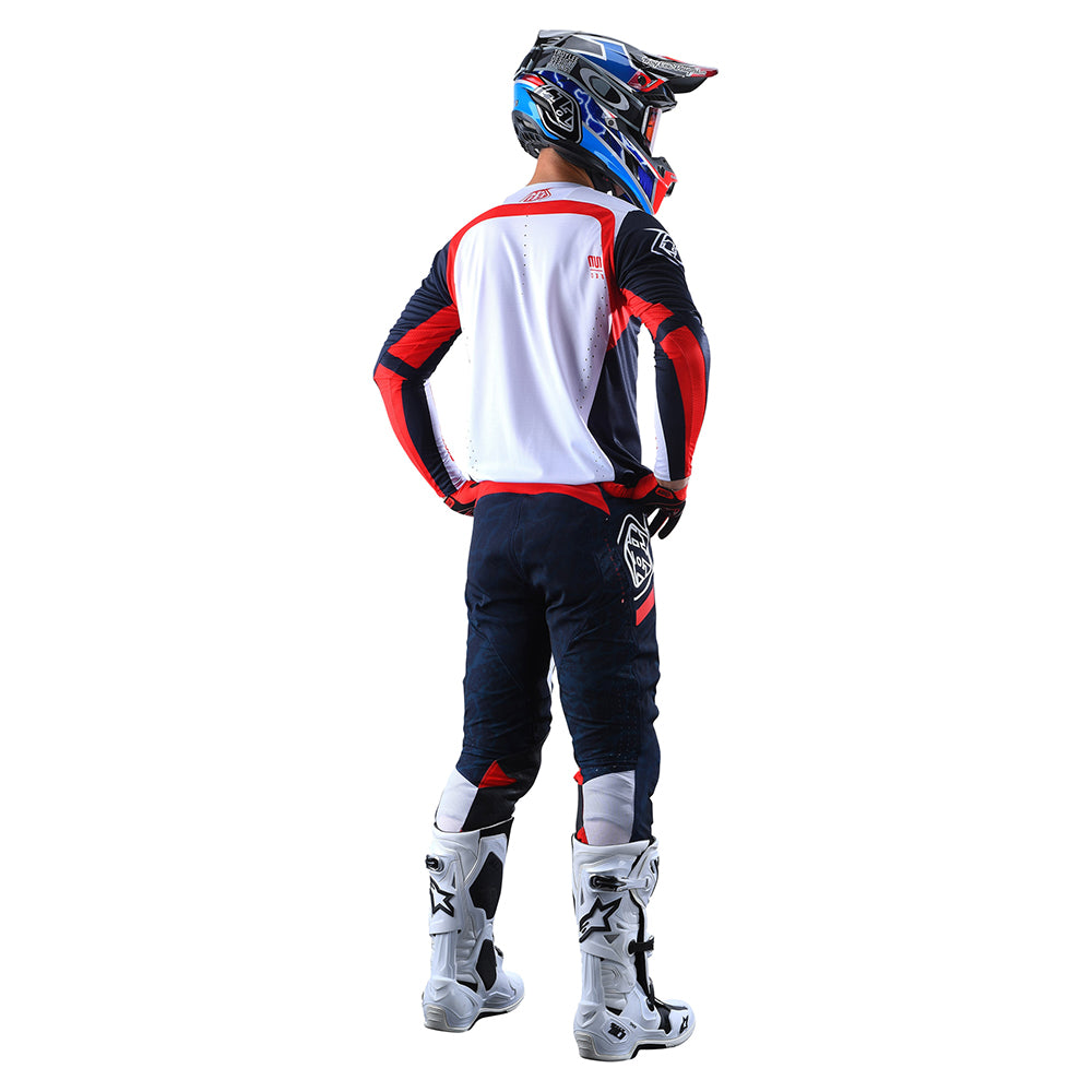 SE Pro Pant Fractura Navy / Red – Troy Lee Designs