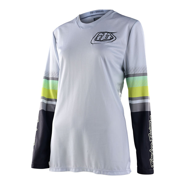 Womens GP Jersey Warped White – Troy Lee Designs