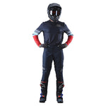 Womens GP Jersey Warped Charcoal