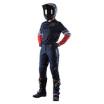 Womens GP Jersey Warped Charcoal