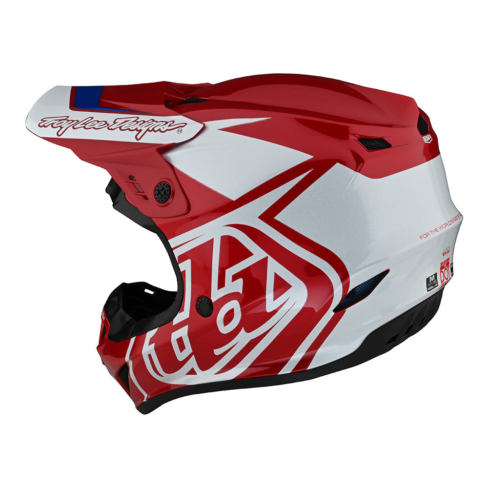 Youth GP Helmet Overload Red / White