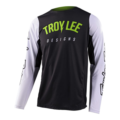 Troy Lee Designs 2023 GP Pro Mountain Bike Jersey - Boltz Graphic, X-Large (Black/White)
