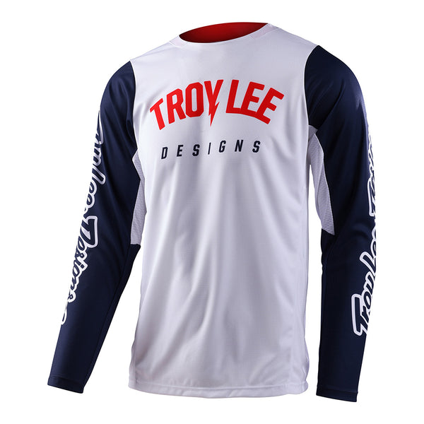 Troy Lee Designs MX Jersey GP Pro Boltz - Black/White