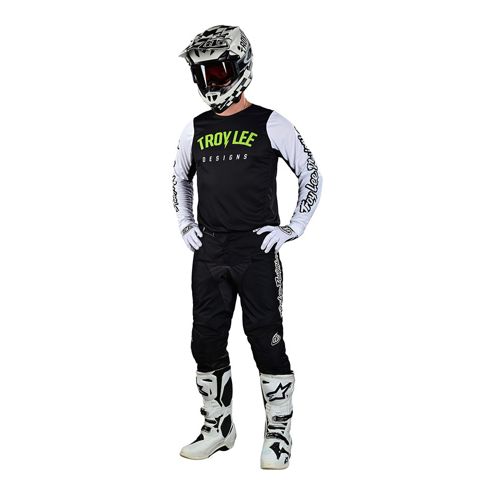 GP Pro Jersey Boltz Black / White – Troy Lee Designs GP Pro Jersey Boltz Black / White – Troy Lee Designs