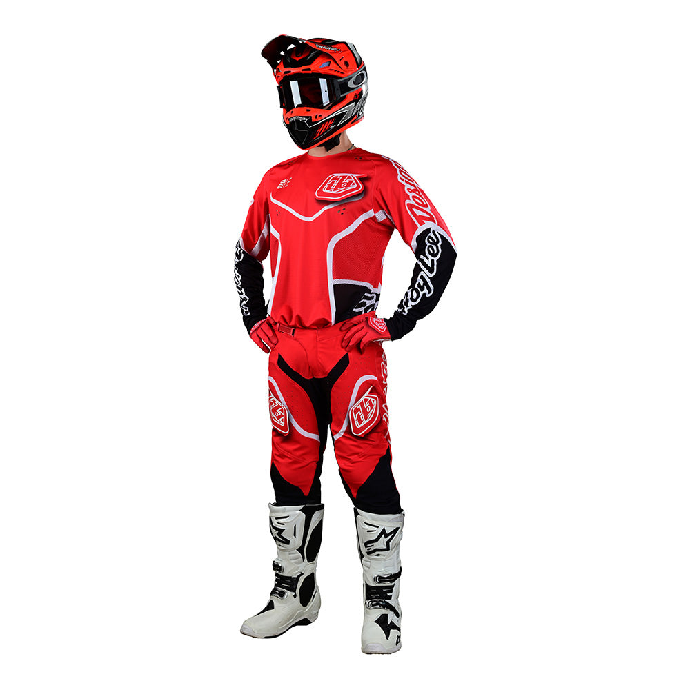 Troy Lee Designs GP Pants TLD MX Motocross Dirt Bike Gear Camo - Rocket Red