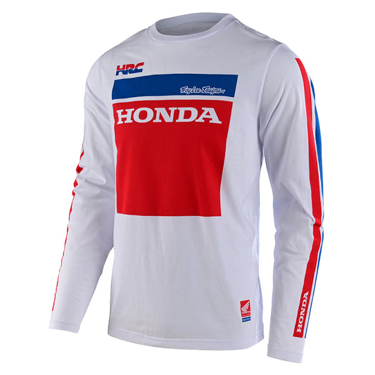 Long Sleeve Tee TLD Honda Rs 750 White