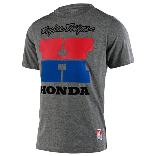 Short Sleeve Tee TLD Honda Rc 500 Heather Gray