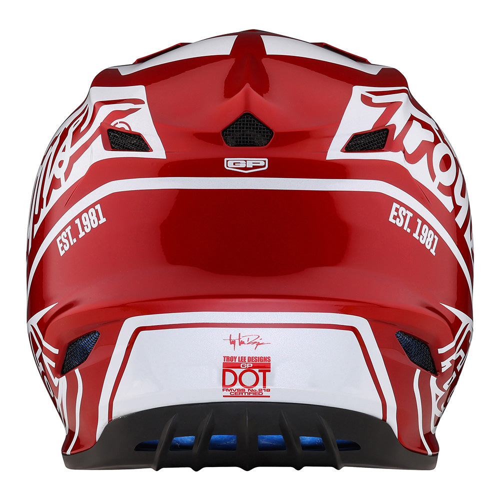 Youth GP Helmet Slice Red / White