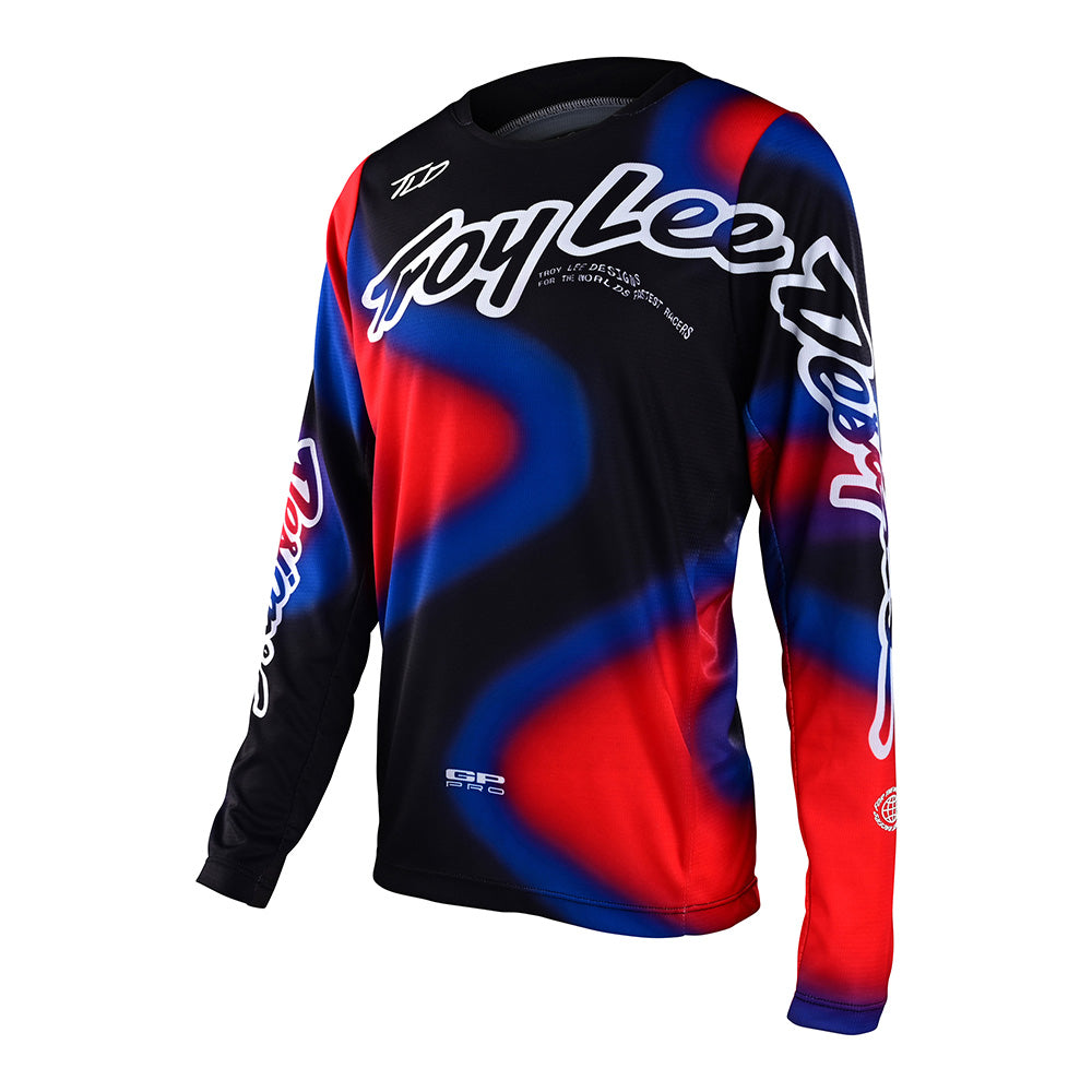 Youth GP Pro Jersey Lucid Black / Red