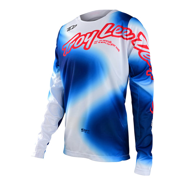 Blue White Lucid Lee / Designs – Jersey Troy Pro Youth GP