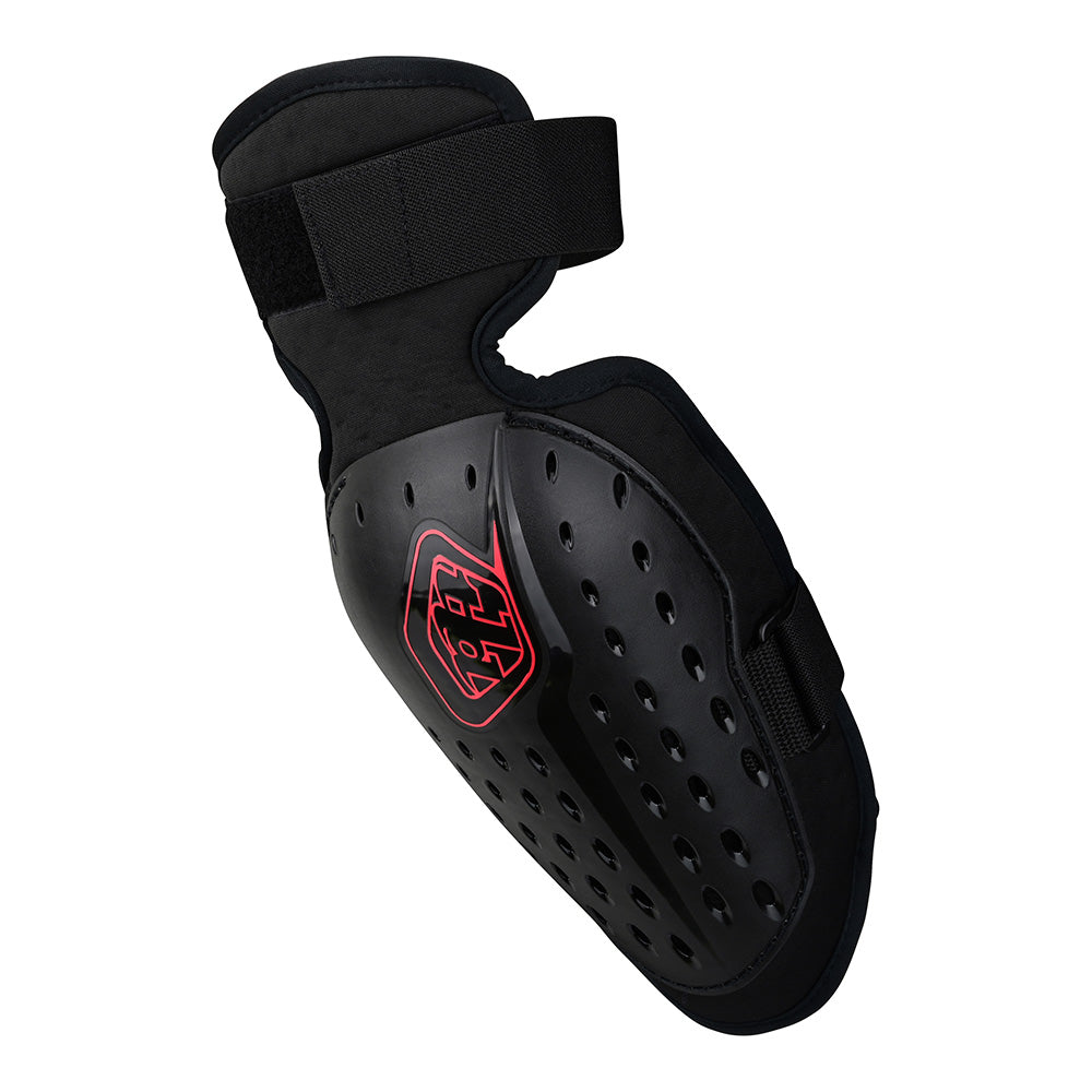Youth Rogue Elbow Guard Hard Shell Solid Black