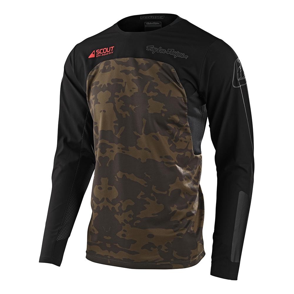 Troy Lee Designs Scout SE Jersey Systems Camo Green / 2XLarge