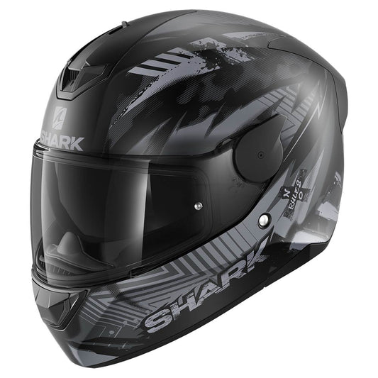 D-Skwal 2 Full Face Helmet Penxa Mat Dot Matte Black