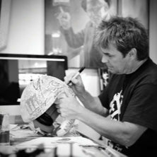 Estilo de vida pintado a mano